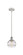 Ballston One Light Mini Pendant in White Polished Chrome (405|516-1S-WPC-G556-6CL)