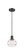 Ballston One Light Mini Pendant in Matte Black (405|516-1P-BK-G556-6CL)