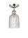 Ballston One Light Semi-Flush Mount in Polished Nickel (405|516-1C-PN-G559-5CL)