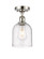 Ballston One Light Semi-Flush Mount in Polished Nickel (405|516-1C-PN-G558-6SDY)