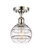 Ballston One Light Semi-Flush Mount in Polished Nickel (405|516-1C-PN-G556-6CL)