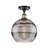 Ballston One Light Semi-Flush Mount in Black Antique Brass (405|516-1C-BAB-G556-10SM)