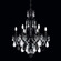 Hamilton Rock Crystal Six Light Chandelier in Jet Black (53|5535BK)