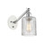 Ballston One Light Wall Sconce in White Polished Chrome (405|317-1W-WPC-G112C-5CL)