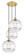 Ballston Three Light Pendant in Satin Gold (405|113B-3P-SG-G556-12CL)