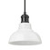 Carver One Light Pendant in Matte Black (62|0305-S BLK-VMG)