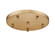 Multi Point Canopy Five Light Ceiling Plate in Rubbed Brass (224|CP1205R-RB)