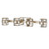 Splash Four Light Bath and Vanity in Silver Leaf (67|B5694-SL)