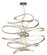 Calligraphy LED Chandelier in Silver Leaf Polished Stainless (68|213-43-SL/SS)