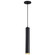 Century LED Pendant in Matte Black / Brushed Brass (72|62-818)
