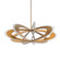 Iridium LED Pendant in Etched Gold (326|IRD-36C-EG-27Z-30K)