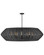 Luca LED Chandelier in Black (13|40386BLK)