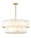 Simone LED Chandelier in Burnished Gold (138|FR47754BNG)