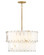 Simone LED Chandelier in Burnished Gold (138|FR47751BNG)