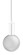 Acrylic Globe LED Pendant in Frosted (326|SP-GLS-FR-03-WH-30K-3W-SP5)