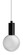 Acrylic Globe LED Pendant in Frosted (326|SP-GLS-FR-03-BL-30K-3W-SP5)