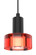 Color Gel LED Pendant in Matte Black (326|SP-CGL-RD-03-BL-30K-3W-SP5)