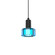 Color Gel LED Pendant in Matte Black (326|SP-CGL-BL-03-BL-30K-3W-SP5)