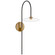 Calvino LED Wall Sconce in Aged Iron and Hand-Rubbed Antique Brass (268|S 2692AI/HAB-CG)