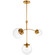 Prescott LED Chandelier in Soft Brass (268|KS 5117SB-CG)