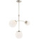 Prescott LED Chandelier in Polished Nickel (268|KS 5117PN-WG)