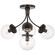 Prescott Four Light Semi-Flush Mount in Bronze (268|KS 4407BZ-CG)