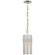 Bonnington One Light Pendant in Polished Nickel (268|ARN 5123PN-ALB)