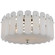Bonnington Four Light Flush Mount in Polished Nickel (268|ARN 4125PN-ALB)