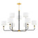 Paramus Eight Light Chandelier in Aged Brass/Old Bronze (70|9148-AOB)