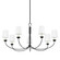 Montpelier Seven Light Chandelier in Aged Iron (70|5307-AI)
