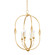 Baltic Four Light Lantern in Vintage Gold Leaf (70|3220-VGL)