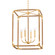 Laurenceston Four Light Lantern in Gold Leaf (70|1604-GL)