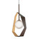 Origami One Light Pendant in Bronze with Gold Leaf (67|F5524-BRZ/GL/SS)