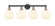 Edison Four Light Bath Vanity in Black Antique Brass (405|616-4W-BAB-G1217-8WV)