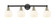 Edison Four Light Bath Vanity in Black Antique Brass (405|616-4W-BAB-G1217-6WV)