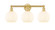 Edison Three Light Bath Vanity in Satin Gold (405|616-3W-SG-G1217-8WV)