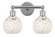 Edison Two Light Bath Vanity in Polished Chrome (405|616-2W-PC-G1216-6WM)