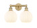 Edison Two Light Bath Vanity in Brushed Brass (405|616-2W-BB-G1217-8WV)