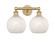 Edison Two Light Bath Vanity in Brushed Brass (405|616-2W-BB-G1216-8WM)