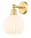 Edison One Light Wall Sconce in Satin Gold (405|616-1W-SG-G1217-8WV)