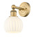 Edison One Light Wall Sconce in Brushed Brass (405|616-1W-BB-G1217-6WV)