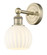 Edison One Light Wall Sconce in Antique Brass (405|616-1W-AB-G1217-6WV)