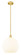 Edison One Light Pendant in Satin Gold (405|616-1S-SG-G1217-14WV)