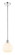 Edison One Light Mini Pendant in Polished Chrome (405|616-1S-PC-G1217-8WV)
