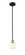 Edison One Light Mini Pendant in Black Antique Brass (405|616-1S-BAB-G1217-6WV)