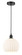 Edison One Light Mini Pendant in Matte Black (405|616-1P-BK-G1217-10WV)