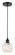 Edison One Light Mini Pendant in Matte Black (405|616-1P-BK-G1216-6WM)