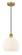 Edison One Light Mini Pendant in Brushed Brass (405|616-1P-BB-G1217-10WV)
