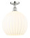 Edison One Light Semi-Flush Mount in Polished Chrome (405|616-1F-PC-G1217-14WV)