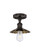 Edison One Light Semi-Flush Mount in Antique Copper (405|616-1F-AC-M17-AC)